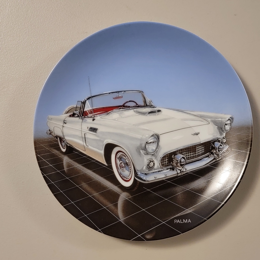 Vintage 56 T-Bird Decorative Plate